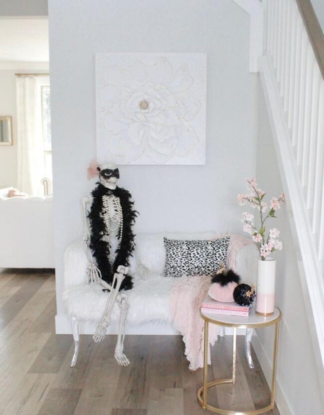 Blush Pink Metallic Accents