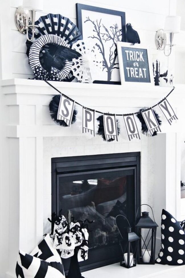 Haunting Monochrome Decor