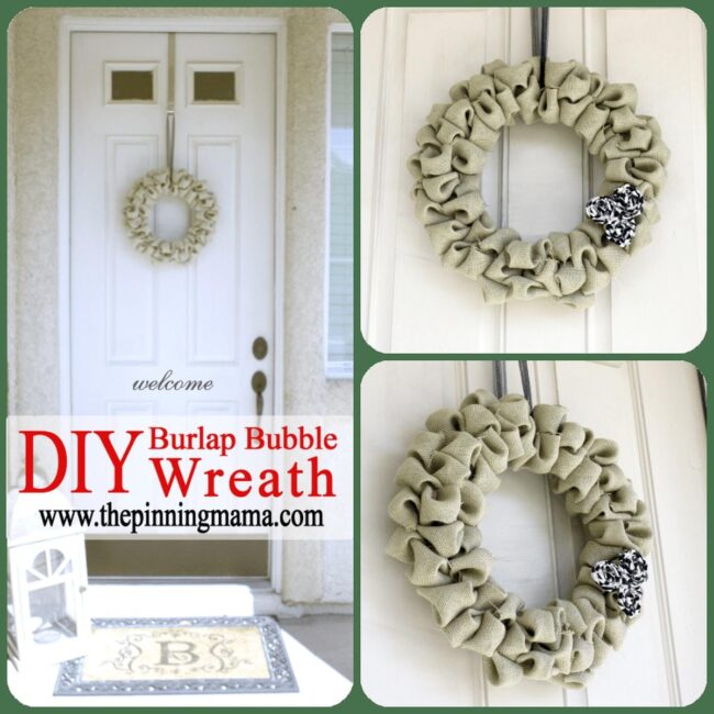 Burlap Bows Entrance Charm