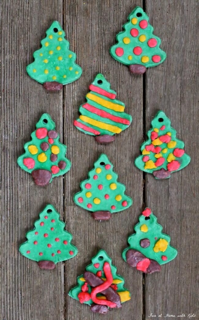 Green Cookie Christmas Trees