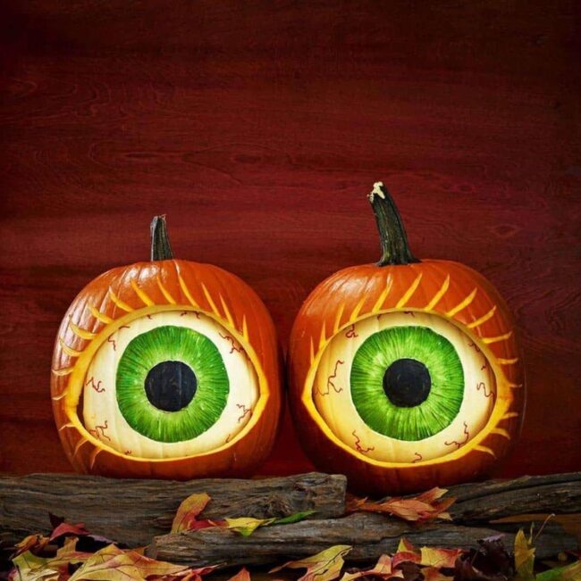 Eye-Shocking Pumpkin Art