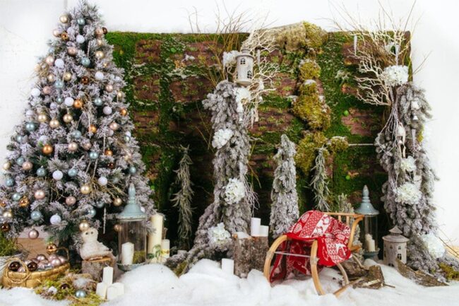 Winter Forest Gleams Silver