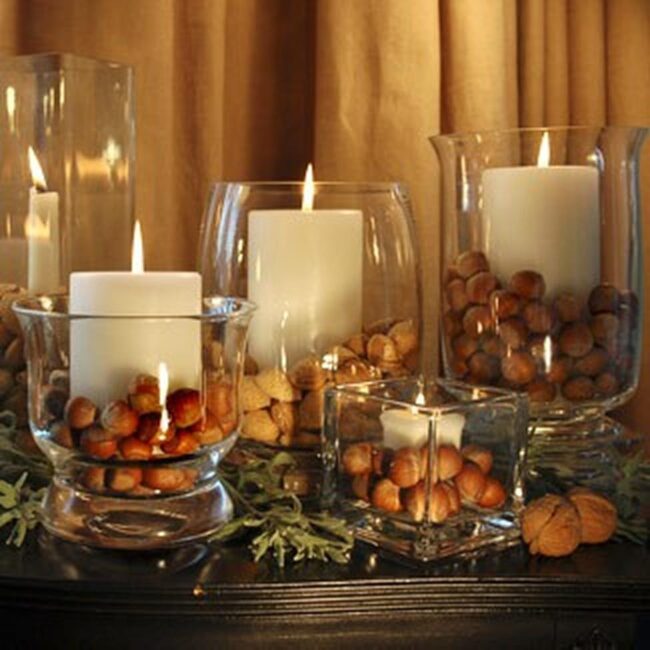 Nutty Woodland Candlescape
