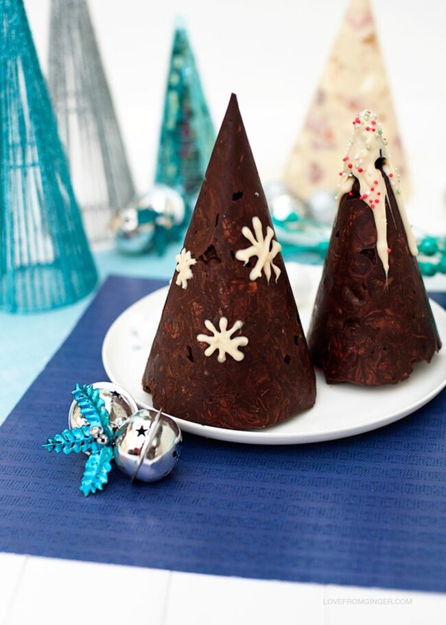 Frosty Chocolate Cones