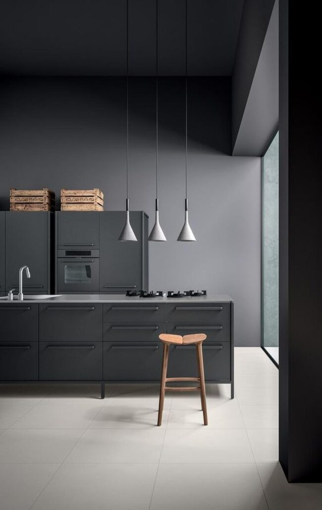 Gray Cabinets Geometry
