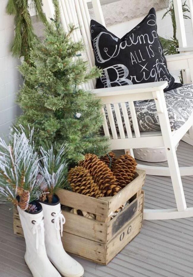 Winter Pine Crate Sanctuary