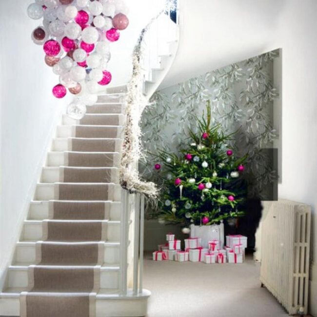 Pink Balloon Christmas