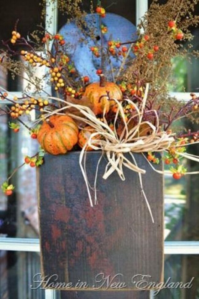 Autumn Wooden Doorway