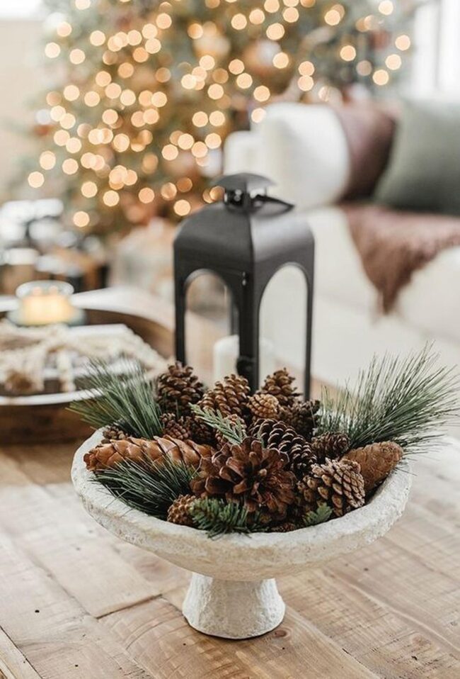 Pine Winter Centerpiece