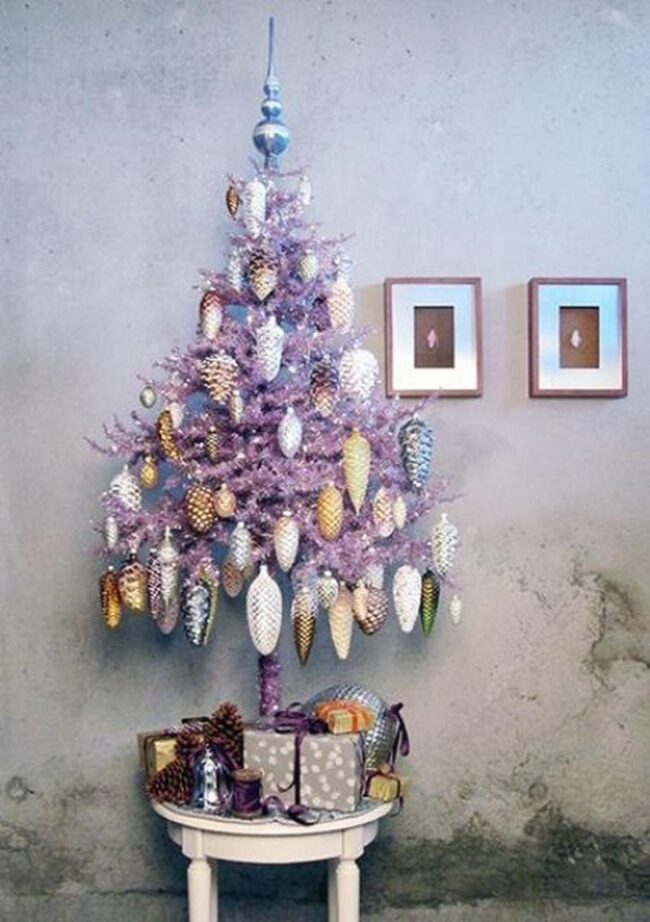 Purple Prism Ornaments