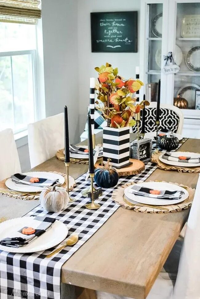 Autumn's Checkered Symphony