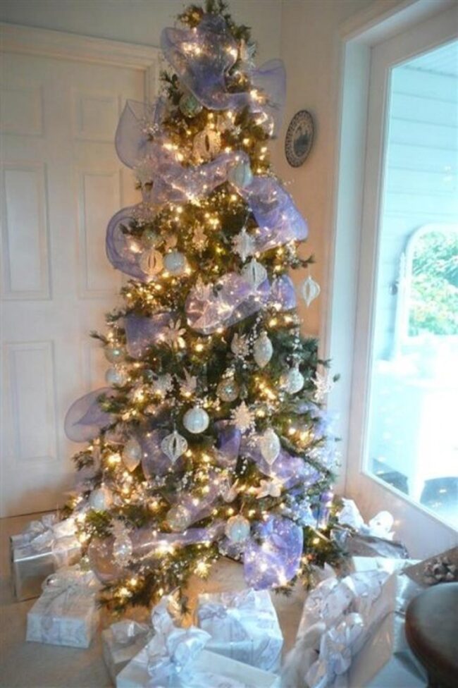 Lavender Silver Christmas