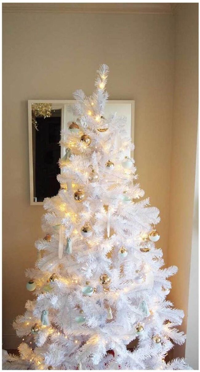 Frosted White Winter Tree