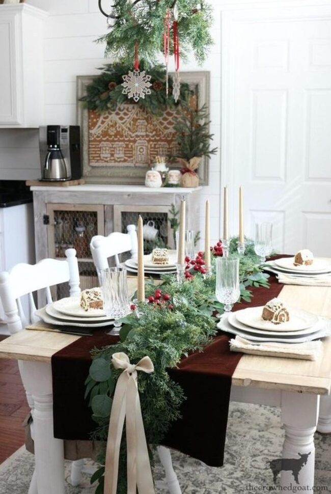 Festive Woodland Dining