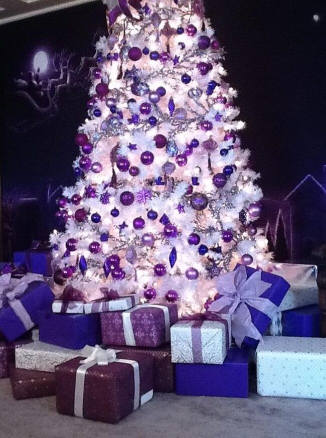 Purple Electric Christmas