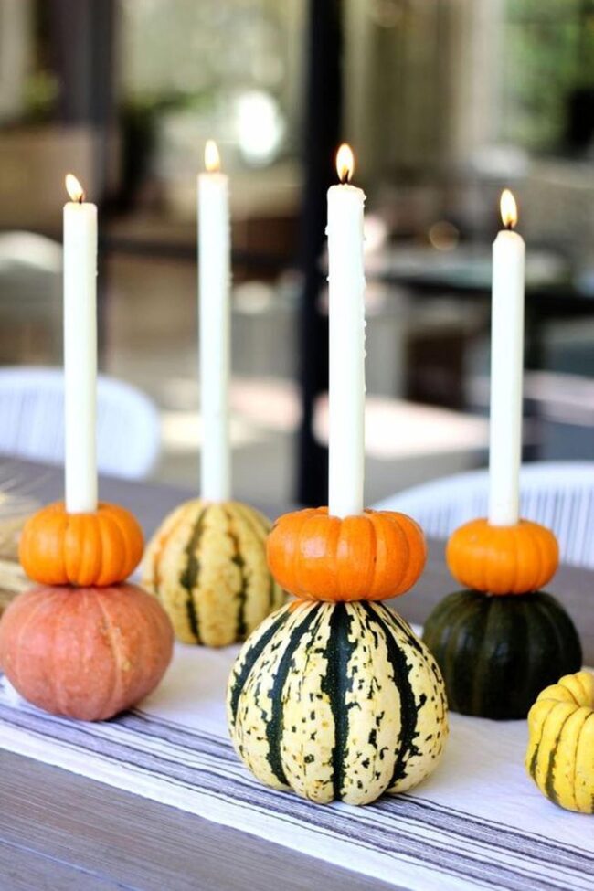 Rustic Pumpkin Color Display