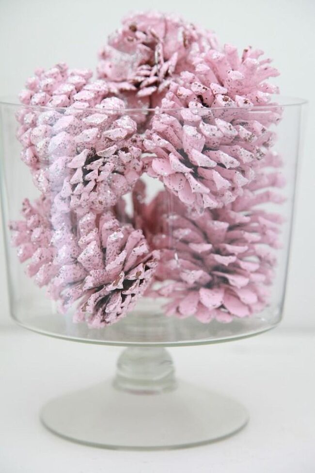 Pink Pinecone Sparkle