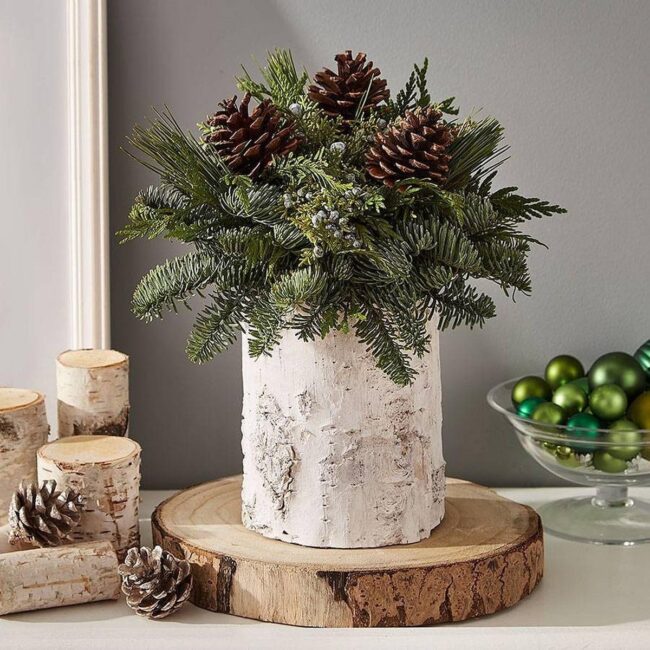 Woodland Pine Glass Reflections