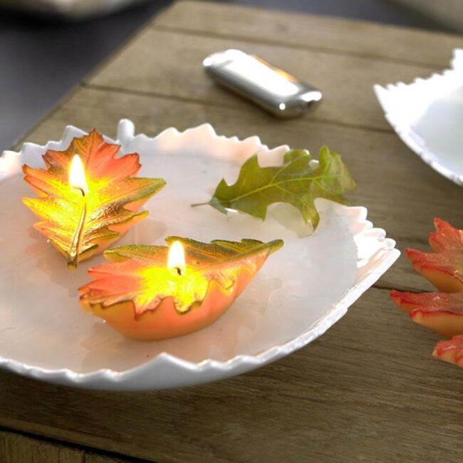 Autumn Leaf Candle Symphony