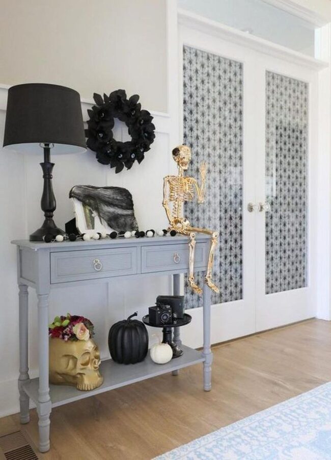 Metallic Skull Hallway