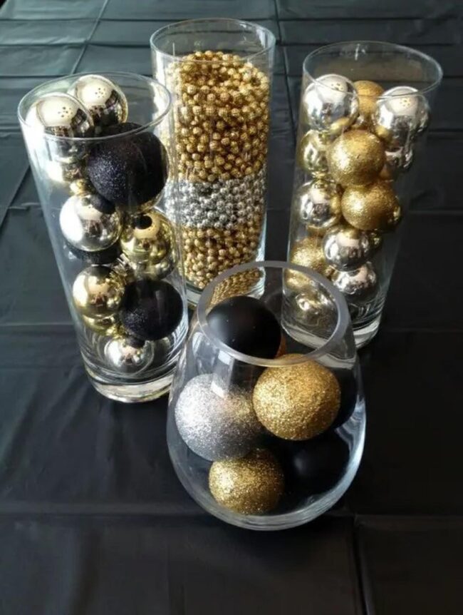 Metallic Spheres Shimmer