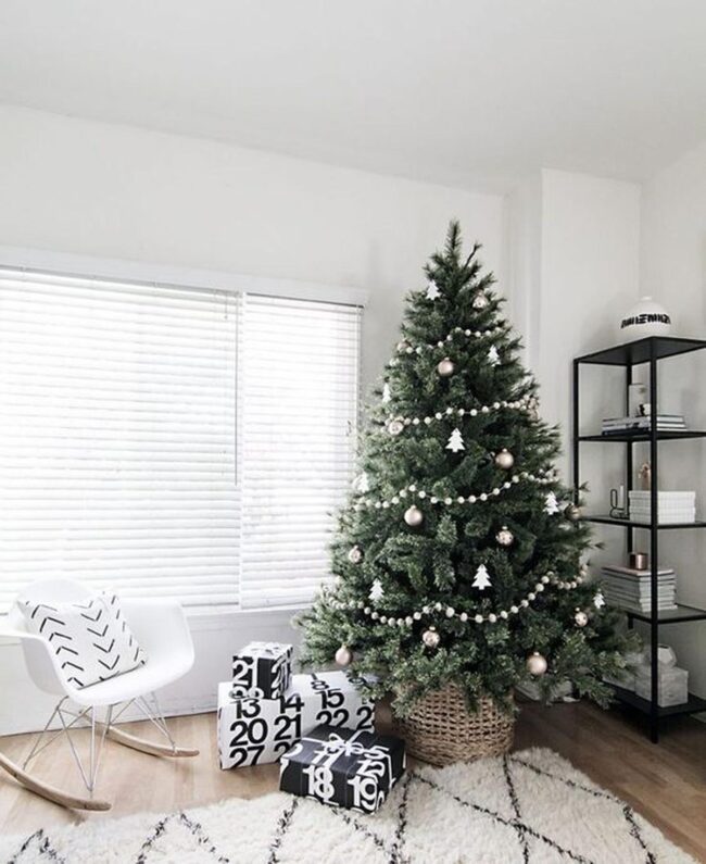 White Gold Winter Decor
