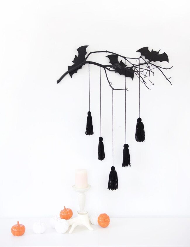 Haunting Black Bat Silhouettes