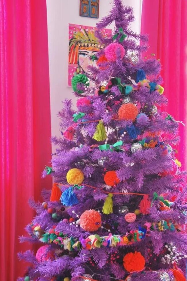 Purple Christmas Trees