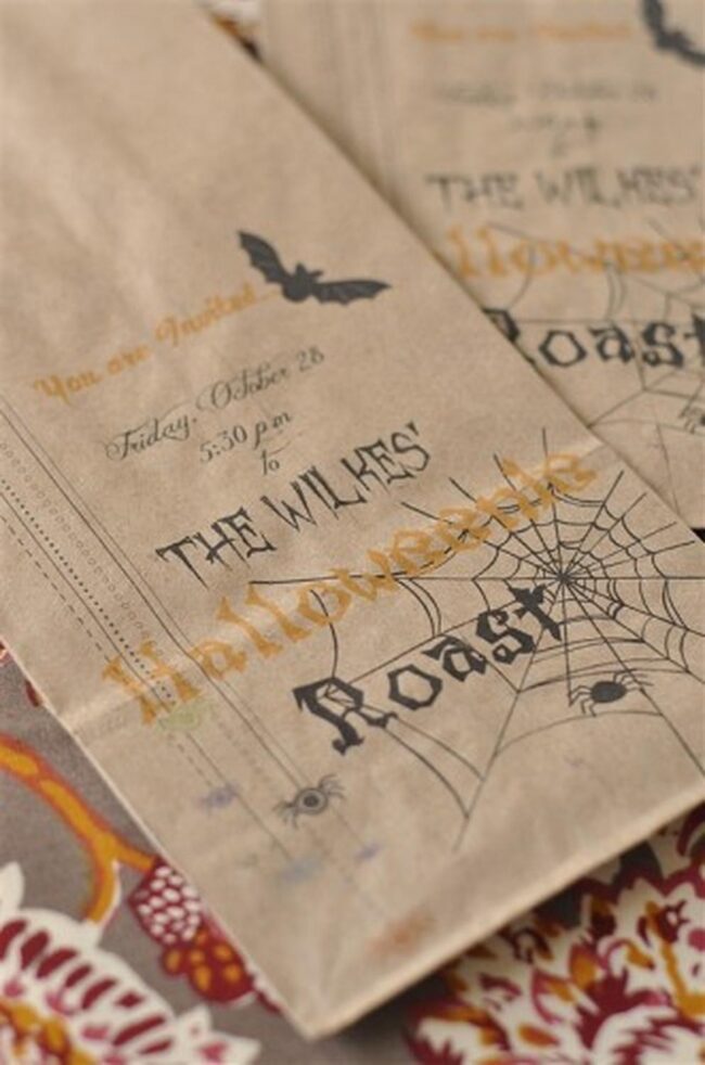 Spooky Bag Typography