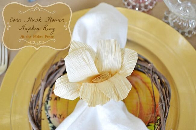 Corn Husk Woodland Table