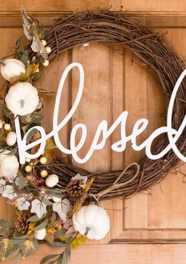 Organic Autumn Entrance