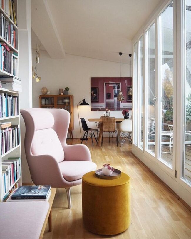 Soft Pink Wooden Harmony