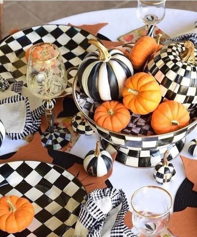 Checkered Pumpkin Palette
