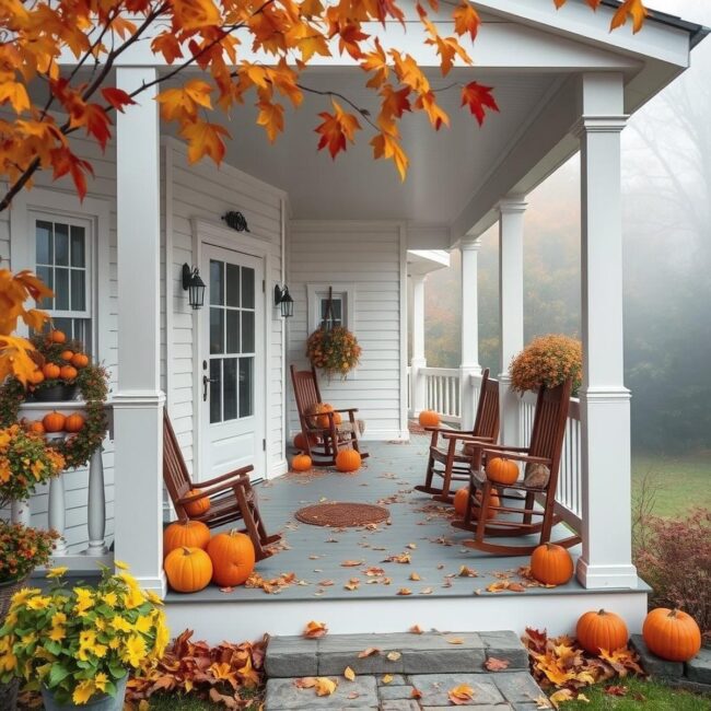 Autumn Porch Warmth