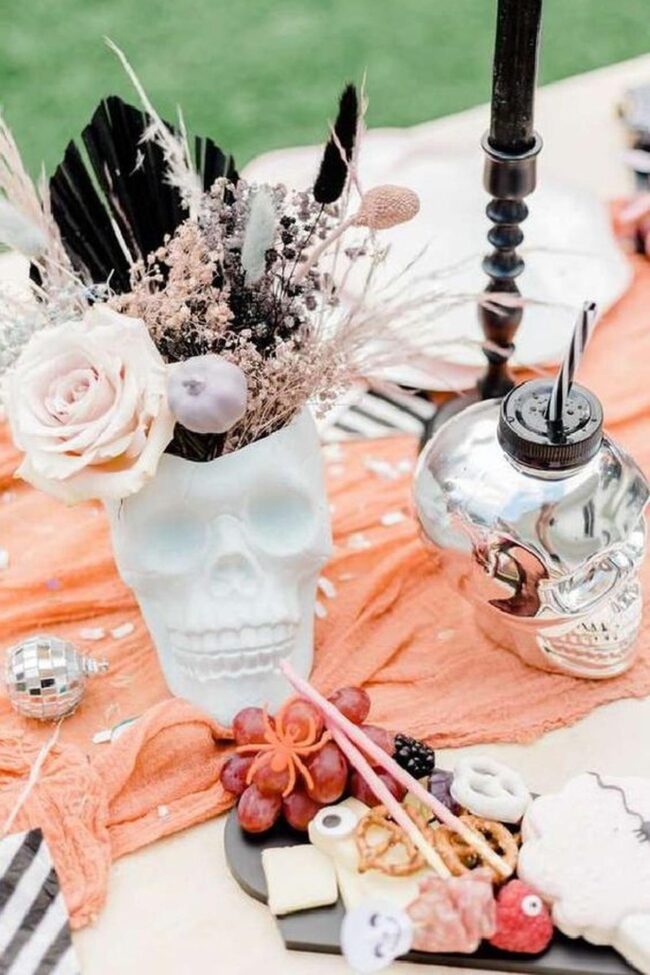 Midnight Pink Skulls