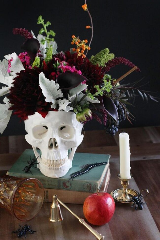 Skull Floral Macabre