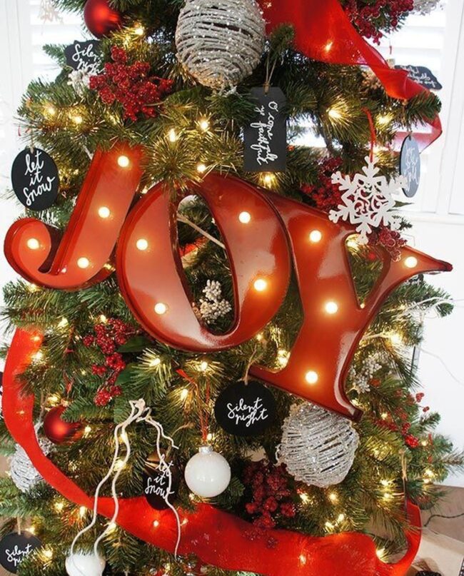 Red Letters Christmas