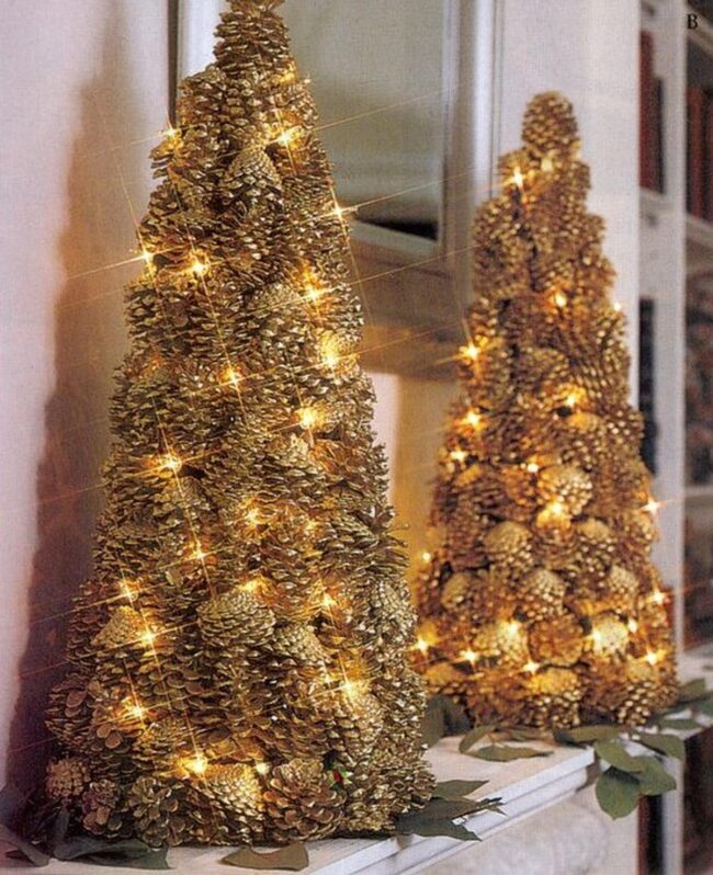 Golden Pinecone Luminescence