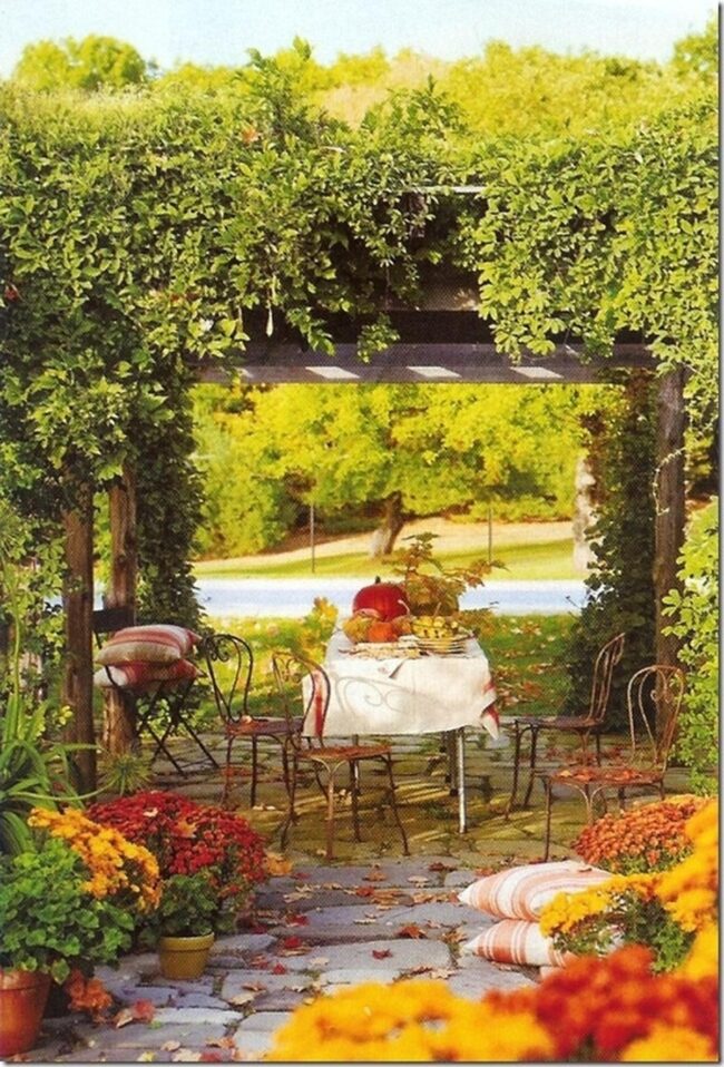 Crimson Terracotta Pathways