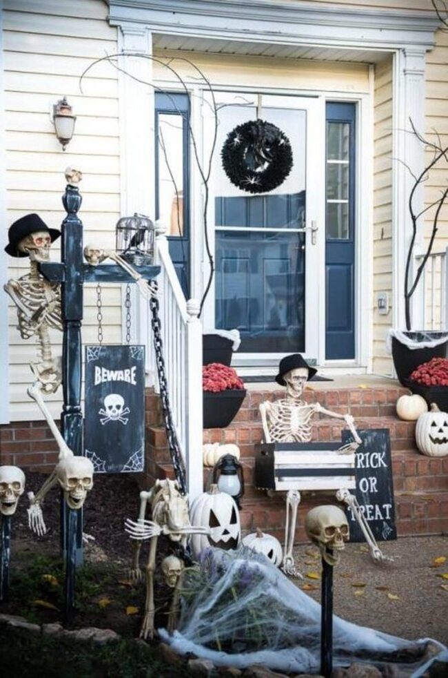 Quirky Skeleton Halloween