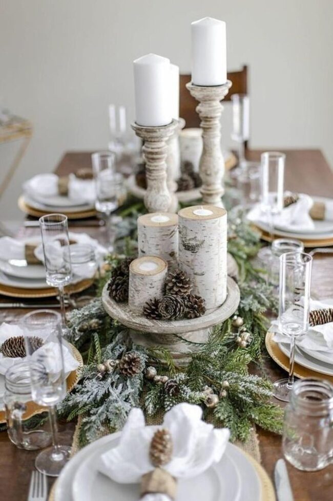 Woodland Timber Tablescape