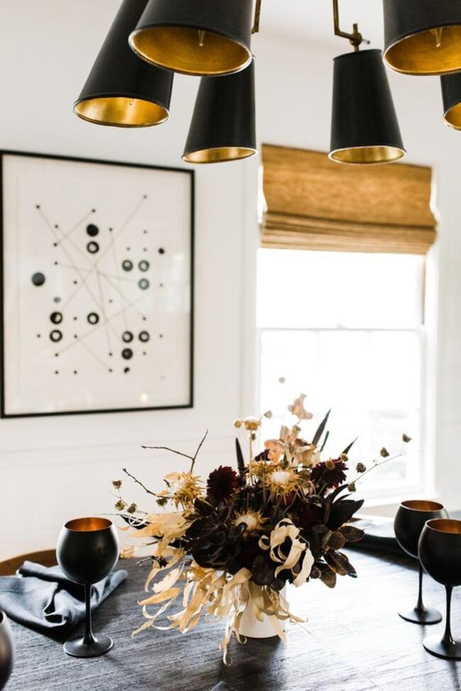 Black White Dining Sanctuary