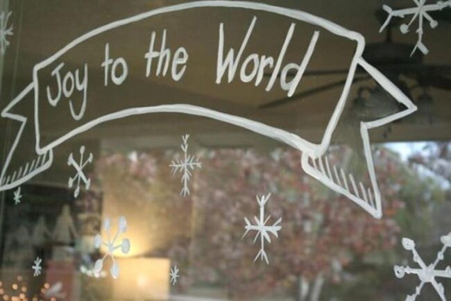 Snowflakes Dancing Windowscape