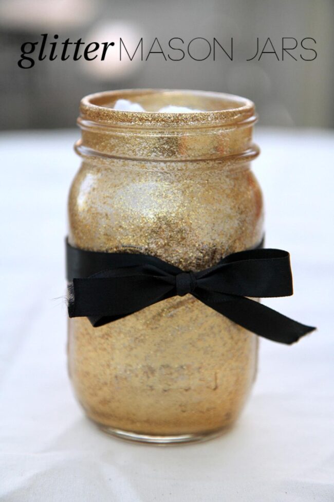 Golden Sparkle Jars