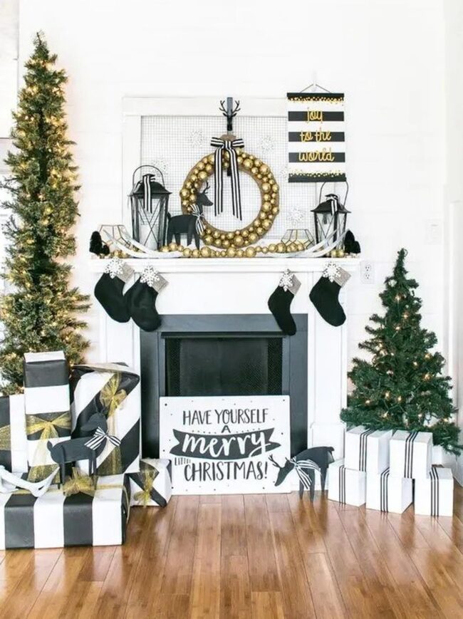 Black White Christmas