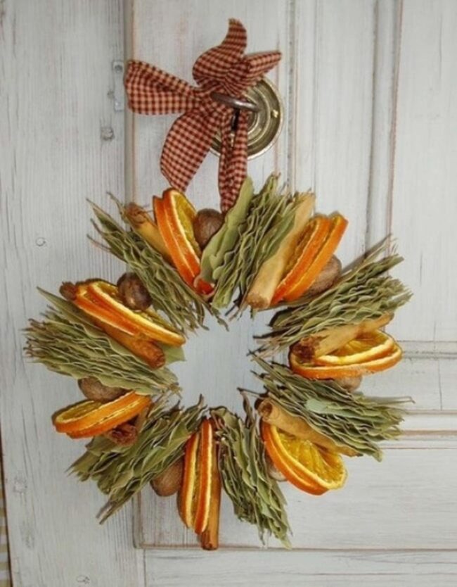 Orange Slice Wreath