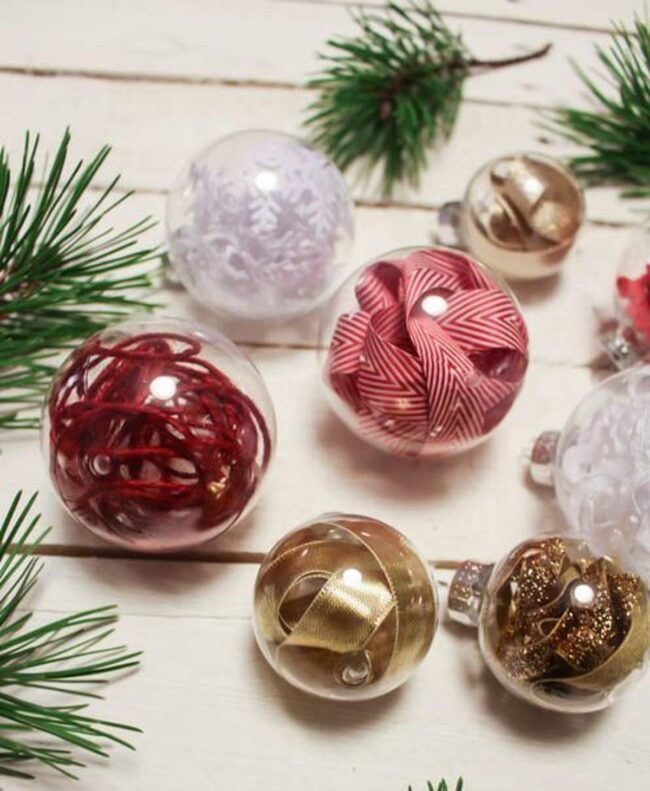 Sparkling Glass Holiday Ornaments