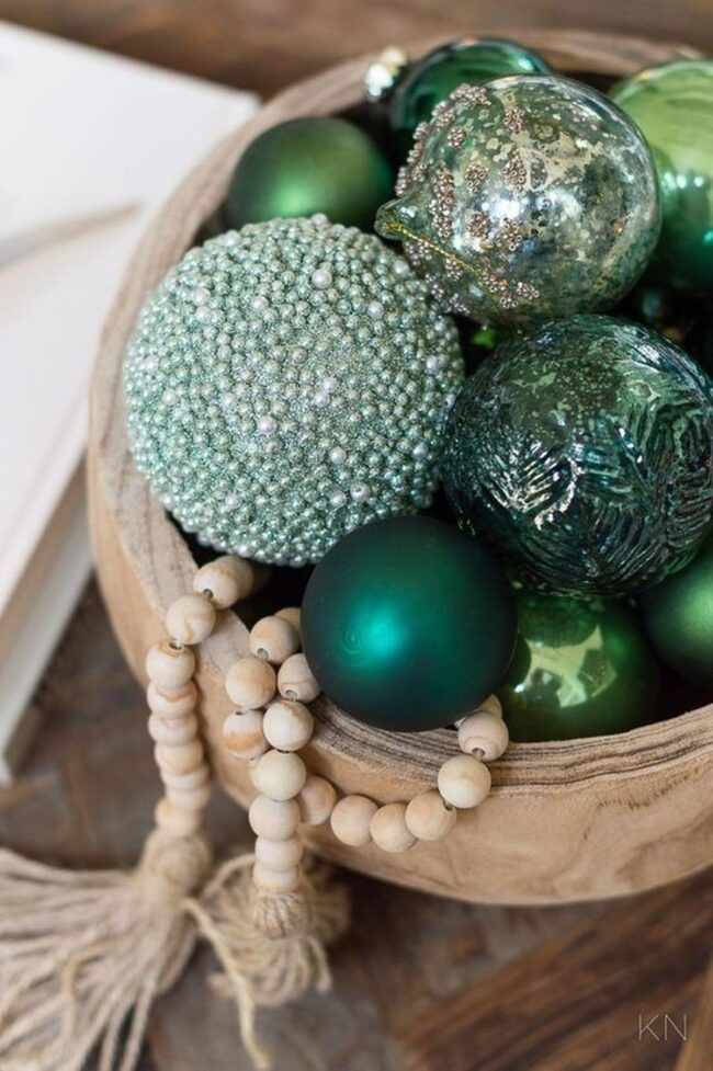 Emerald Glass Spheres