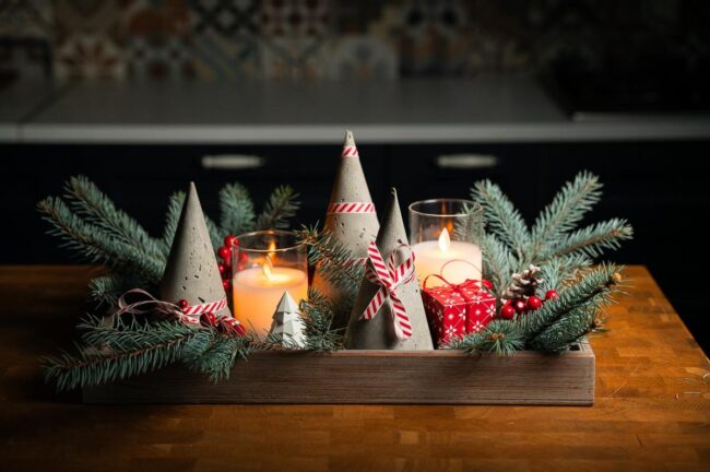 Winter Crimson Whispers