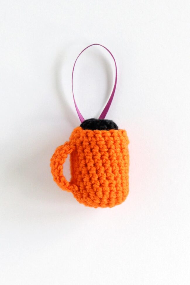 Yarn-Wrapped Ceramic Mug